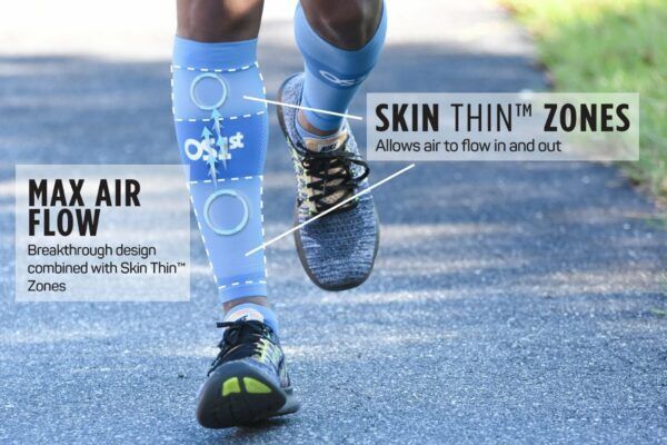 Thin Air kuit compressie sleeves - compressiekousen - sporten - lopen - sokken - sportsokken - kousen - OS1st - Feet in Motion