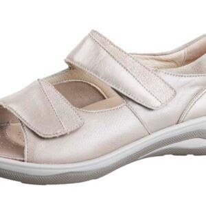 Fidelio Jilly J - beige - hallux valgus schoen -sandaal - binnenschoen - uitneembare zool - comfortschoen - FeetinMotion